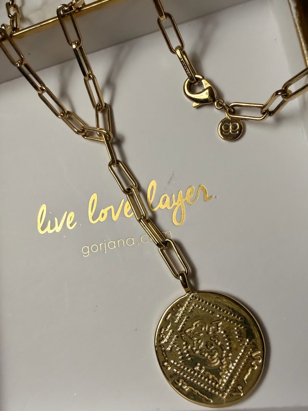 Gorjana Ana Coin Lariart Necklace